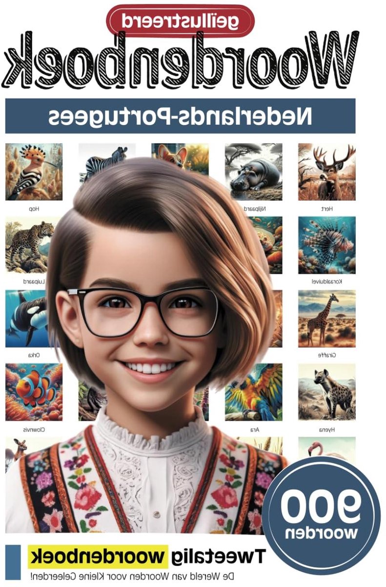 Geïllustreerd Woordenboek - Kinder Woordenboek - Woordenschat Leren - Nederlands-Portugees - 152 Pagina's - Kleurrijk