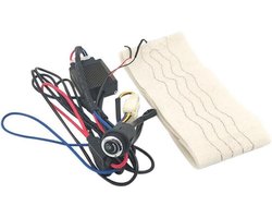 Stuurwiel Verwarming - Elektrisch verwarmingskussen - Comfortabele Rit - 12V Aansluiting - 50cm x 8cm - Zwart