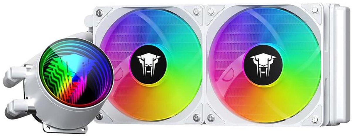 Waterkoeling CPU - PC Koeler - Computer Onderdelen - ARGB Verlichting - 240mm Radiator - Zwart