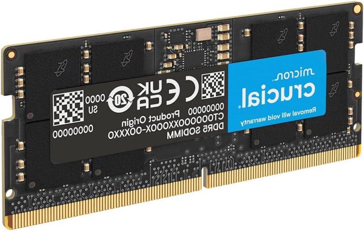 Laptopgeheugen - Mini PC RAM - Snellere Prestaties - Efficiënte Spanning - 8GB 4800MHz - Niet van toepassing