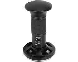 Espresso Tamper - Koffie Stamper - Consistent Koffie Zetten - Veerbelast Mechanisme - 51 mm - Zilver