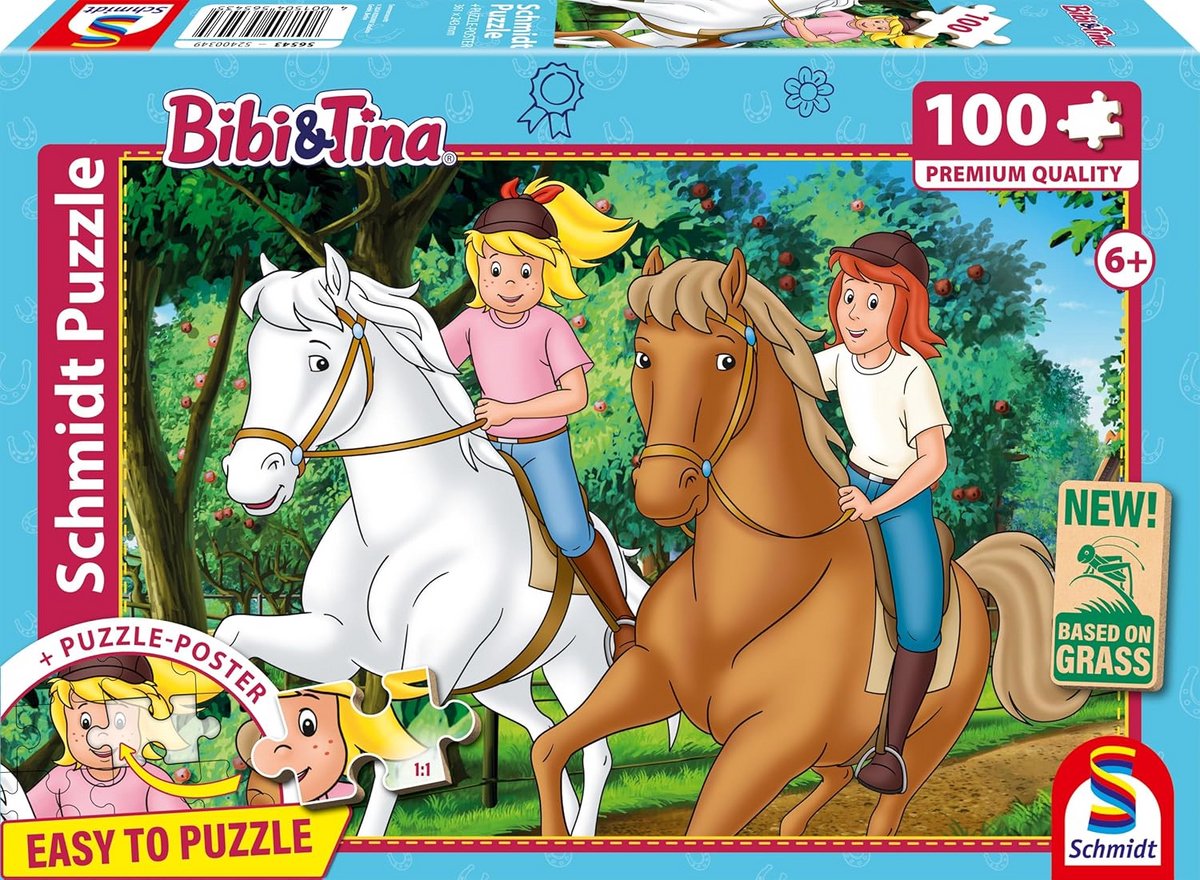 Puzzel Zomerrit 100 Stukjes Kinderpuzzel met Vrolijk Thema