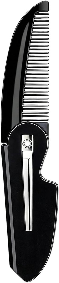 Baardkam - Zakkam Haarkam - Styling Onderweg - Opvouwbaar Compact - 12 cm