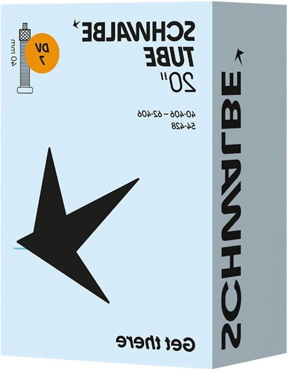 Fietsbinnenband - Binnenband Fiets - Fietsband Vervangen - Butyl Rubber - 40/62-406 - Zwart