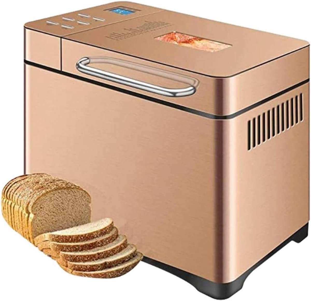Broodmachine - Bakautomaat - Zelf Brood Bakken - Met Fruit Dispenser - 19 Programma's - Zwart