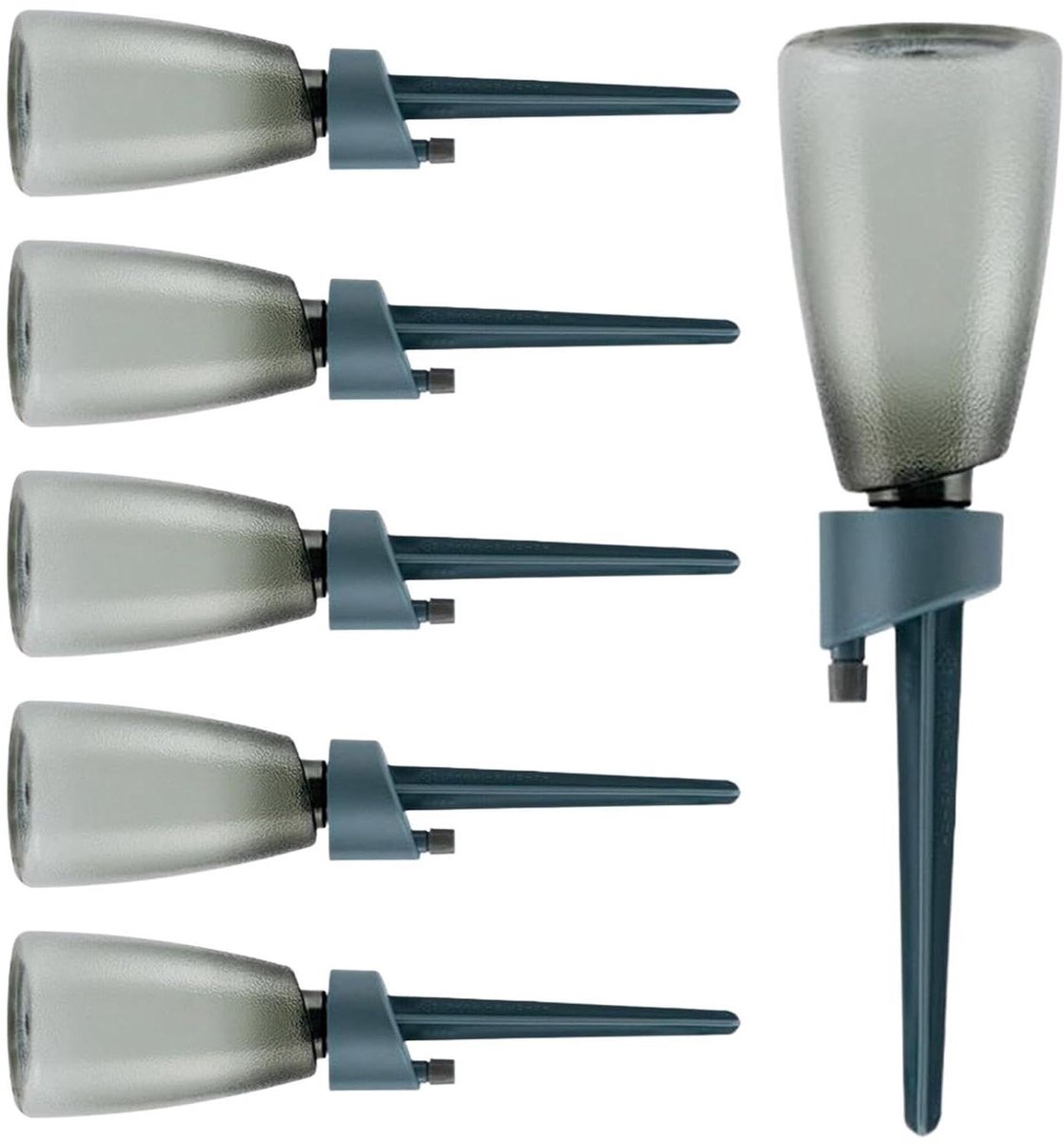 Planten Bewateringsspikes - Automatische Druppelaars - Planten Verzorgen - Instelbare Regelklep - 6 stuks - Niet gespecificeerd