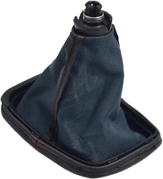 Pookknop - Versnellingspook Cover - Comfortabel Rijden - PU Leer ABS - 5 Versnellingen - Rood — afbeelding 5