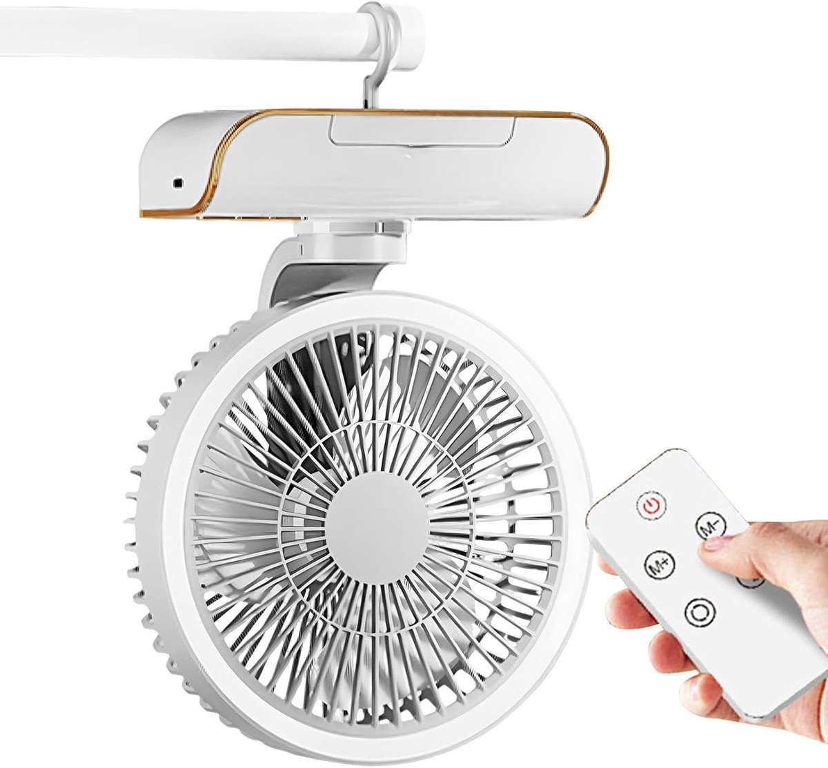 Ventilator - Luchtcirculator - Comfort Vergroten - Afstandsbediening - 5 Snelheden - Grijs