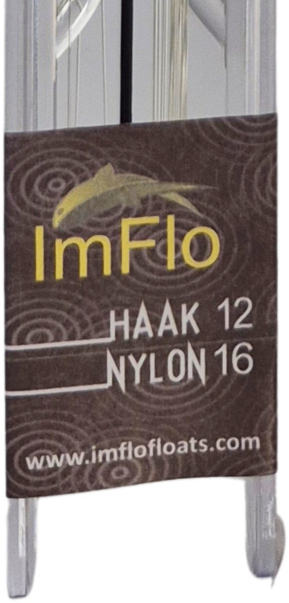 Luxe Kant-en-klaar Vistuigje Ilse 16/00 - Haak 12 - Dobber 0,75 gram Witvistuigje Wedstrijdtuigje van luxe — afbeelding 2