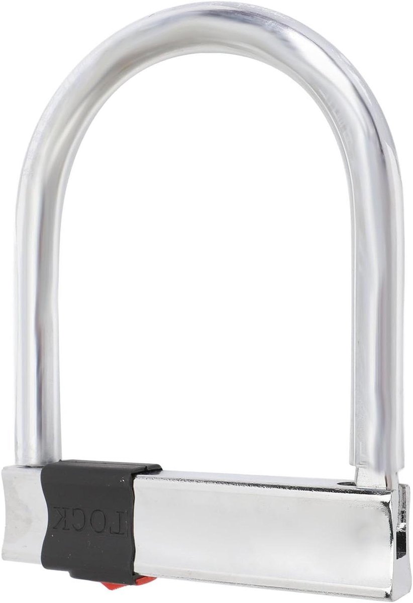 Fiets U-slot - Diefstalbeveiliging - Voertuig Beveiligen - Snijpreventie Koolstofstaal - 27 x 19 cm - Zwart