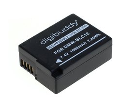 A Merk Accu Batterij Panasonic DMW-BLC12 / Leica BP-DC12 - 1000mAh