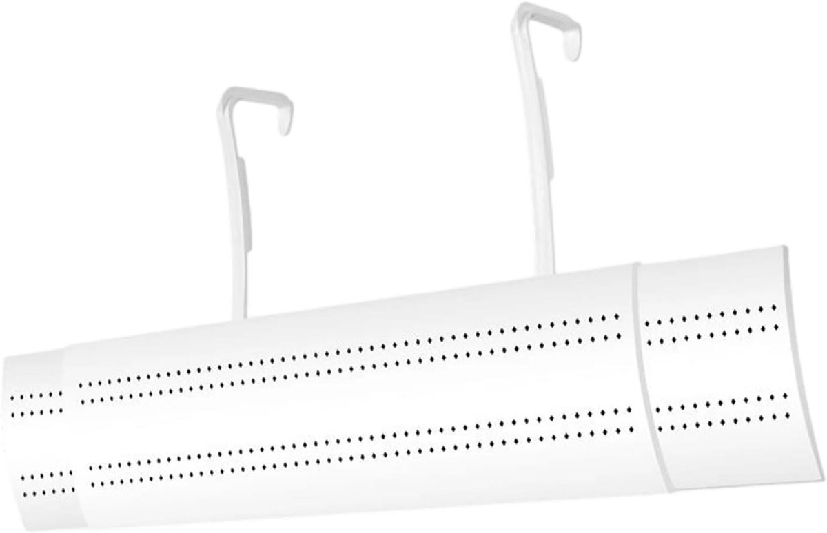 Airco Windscherm - Luchtgeleider Set - Comfort Verhoging - Universeel Verstelbaar - 3 Stuks - Wit