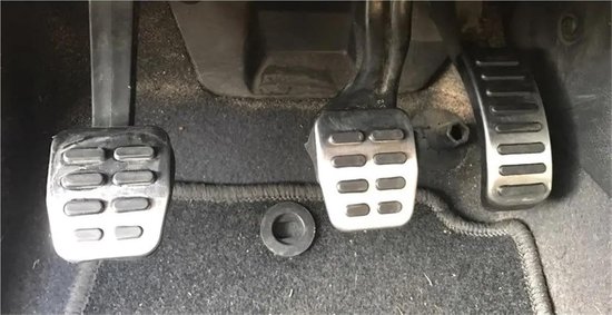 Pedaalhoezen Auto - Universele Pedaalpads - Verbeter Rijervaring - Antislip Rubber - 2 Stuks - Metaal — afbeelding 3