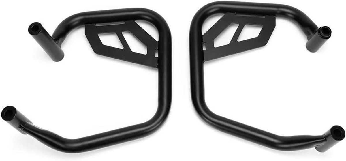 Motorframe Beschermers - Valbeugels Motor - Motor Beschermen - Robuuste Constructie - Set van 2 - Zwart