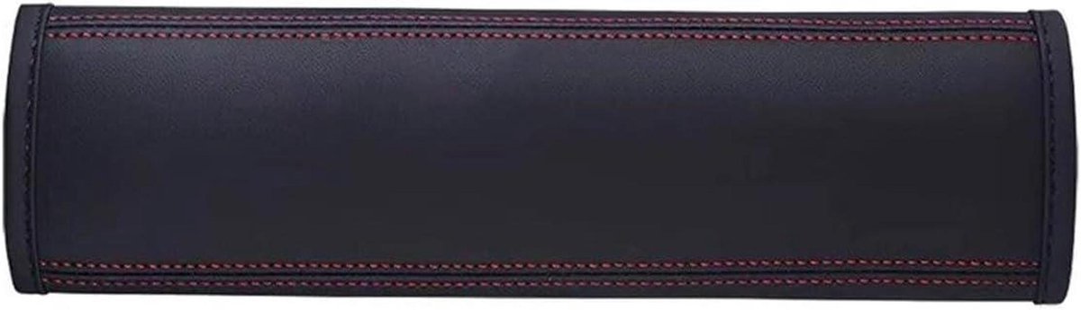 Gordelkussen Auto - Schouderbeschermer - Comfortabel Rijden - Zacht Stof Materiaal - 24x6.5 cm - Zwart