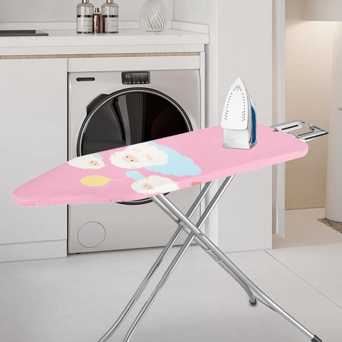 Strijkplankhoes - Universele hoes - Efficiënt strijken - Hittebestendig oppervlak - 140 x 45 cm - Bedrukt patroon