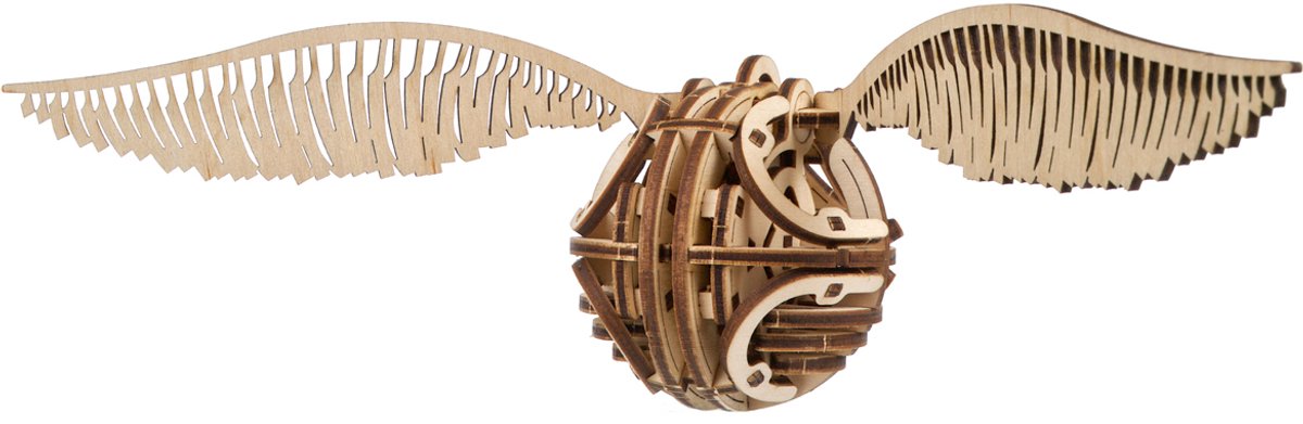 UGEARS 3D Modelbouw - Golden Snitch™ - Harry Potter™ - Mechanisch Bouwpakket Hout - Educatief Speelgoed — afbeelding 12
