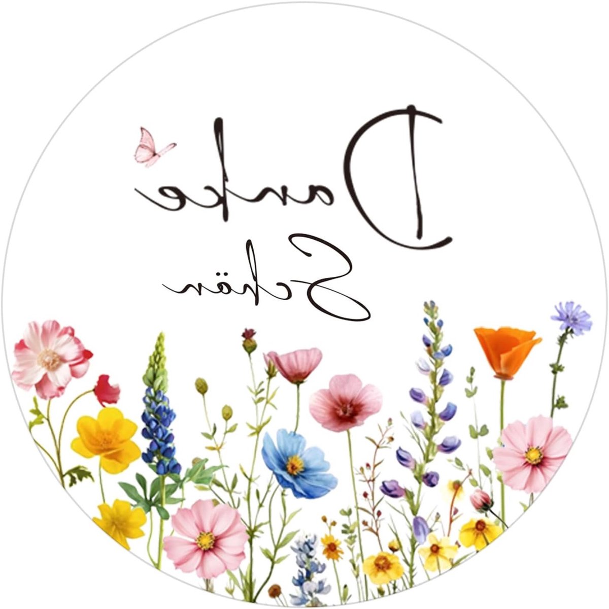 120 Stuks Warme Cadeau Stickers - 4 cm Ronde Labels voor Verpakking, Decoratie en Feestjes