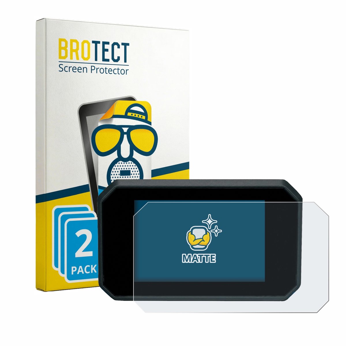 BROTECT - Screenprotector voor Suzuki GSX‑8R 2026 - Folie Beschermfolie matte 2 Stuks