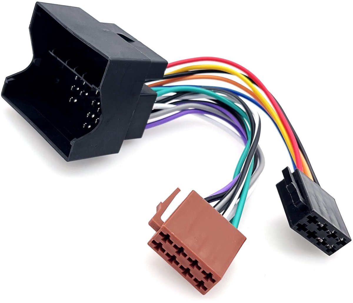 SPHProducts - Auto ISO Radio Adapter - 16 Pin Connector - Voor VW Golf Ford - Kwaliteitskabelboom - Geschikt voor diverse modellen - Eenvoudige ins...