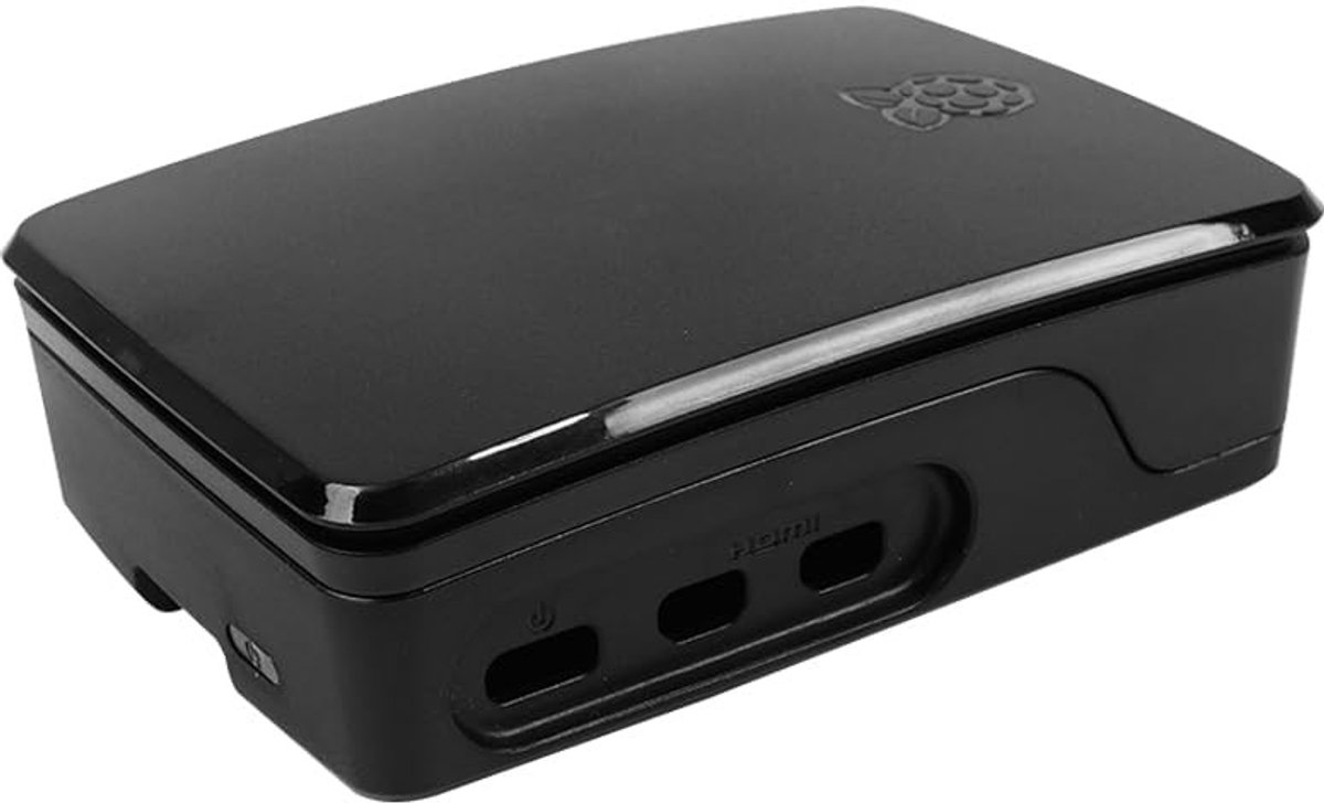aladdien - Raspberry Pi Behuizing - Inclusief Koelventilator - Rood/Wit - Voor Optimale Prestaties - Geschikt voor 5e Generatie - Ideaal voor Projecten