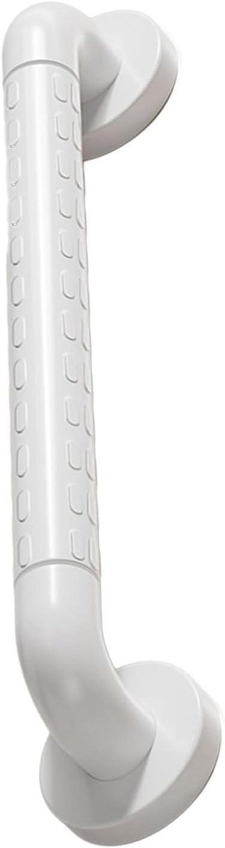 Douchebeugel - Veiligheidsgreep Badkamer - Extra Ondersteuning - Antislip Gekarteld - 35CM - Wit