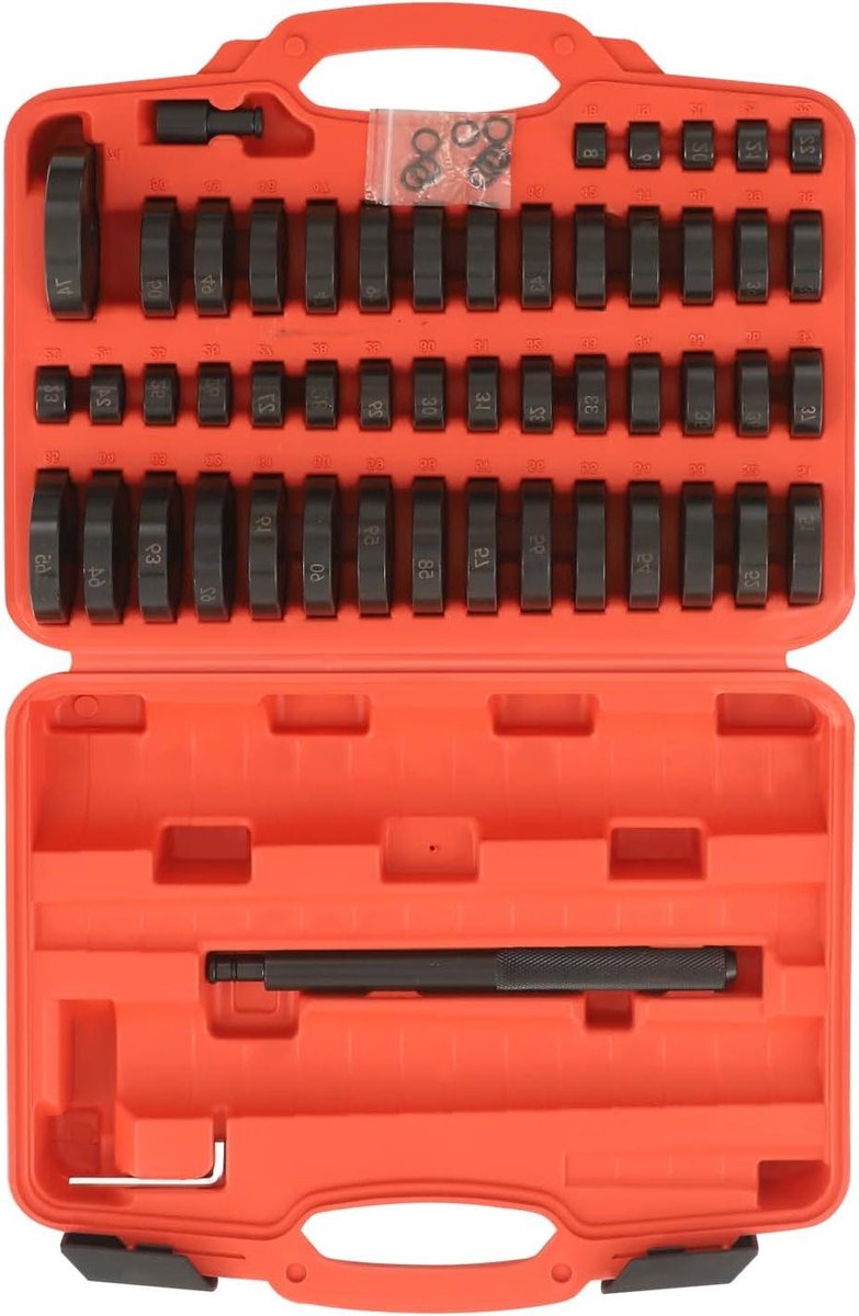 Lagerpers Gereedschap - Bus Driver Set - Auto Onderhoud - 51 Delige Set - 35x28x10 cm - Zwart