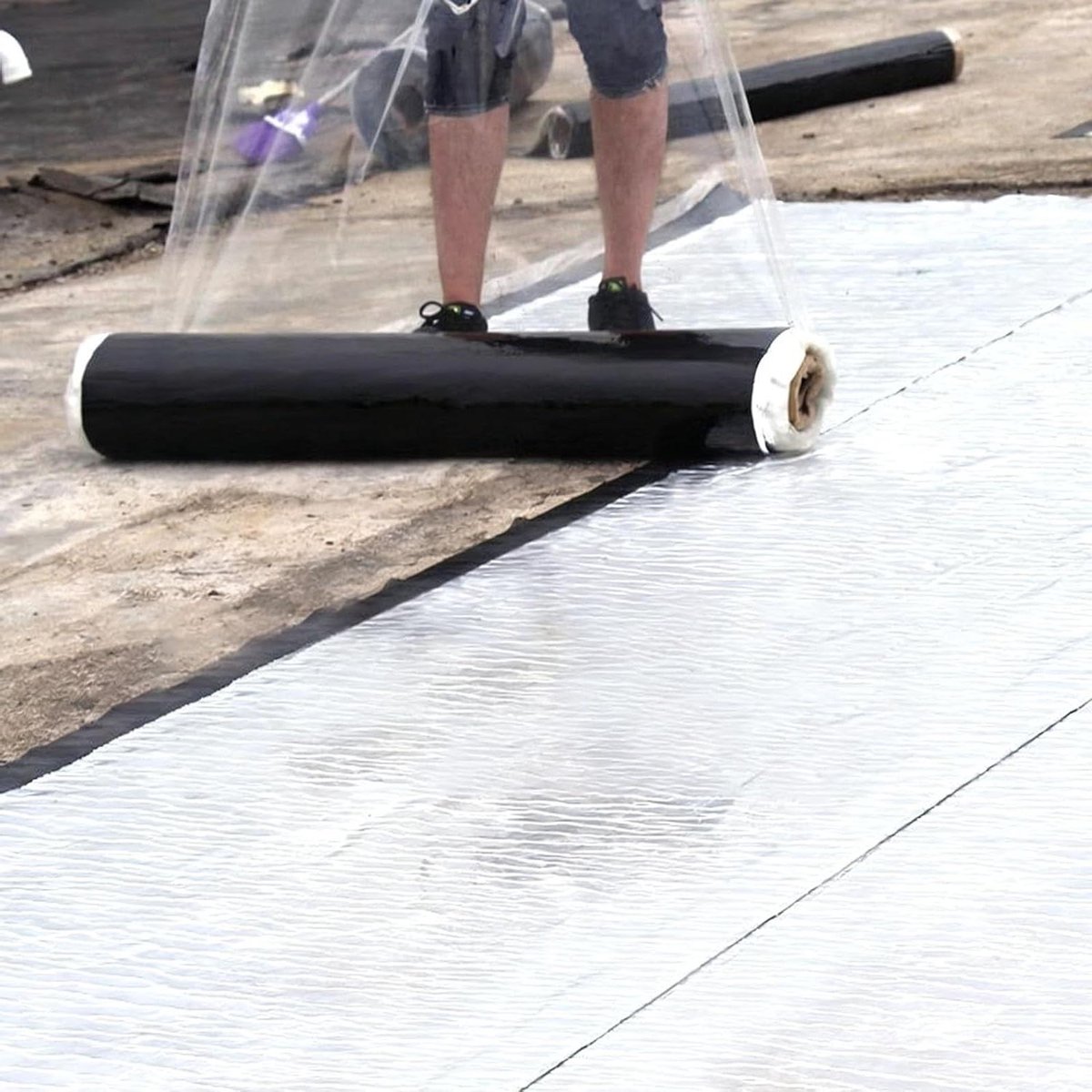 Bitumen reparatietape - Waterdichte tape - Daklekkages dichten - Zelfklevend aluminium - 2