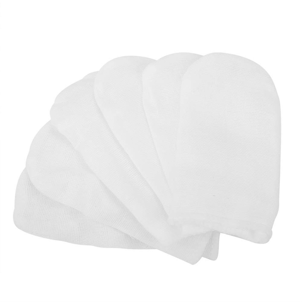 Golden crown - Katoenen Mesh Vingerborstels - Veilig voor Kinderen - Comfortabel in Gebruik - Geschikt voor Baby's - Ideaal voor Tandenpoetsen - Makkeli...