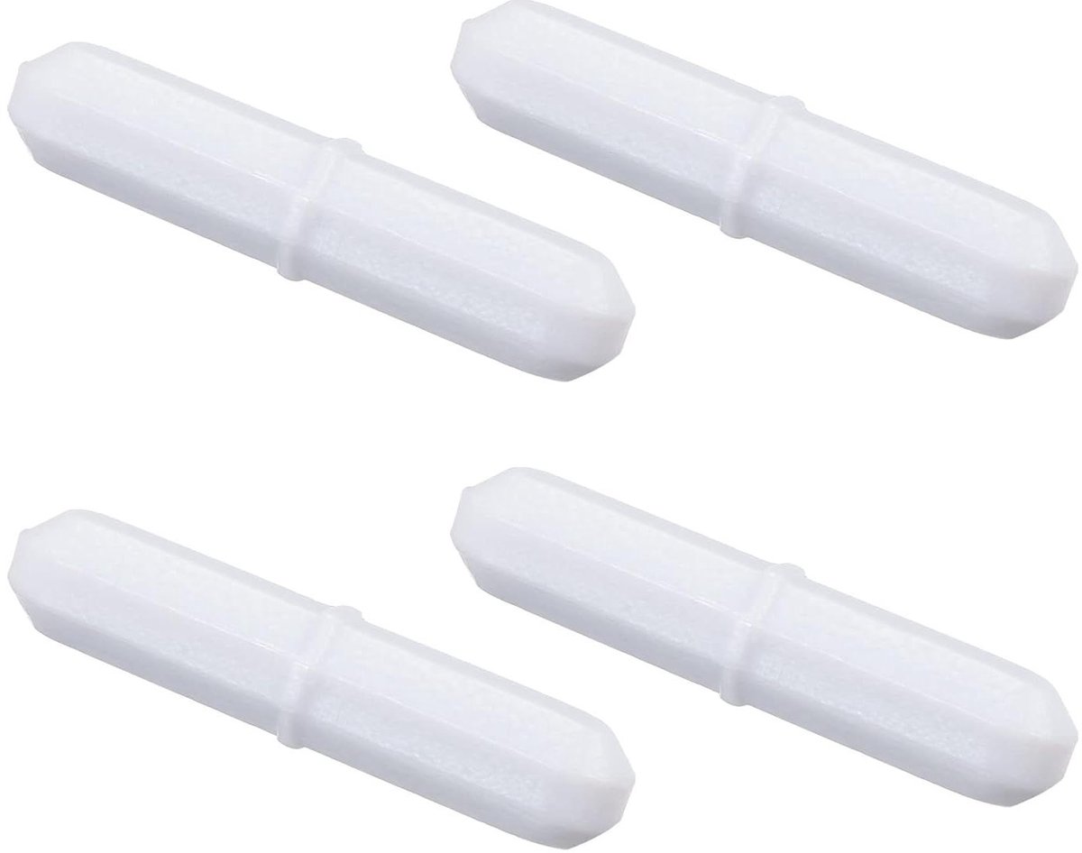 Magneetroerders - Mixer Roerstaaf - Laboratorium Werk - PTFE-coating - 40 mm - Wit