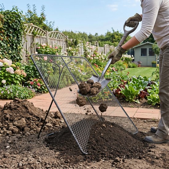 Tuinzeef - 10x10 mm mazen - 100x80 cm — afbeelding 5