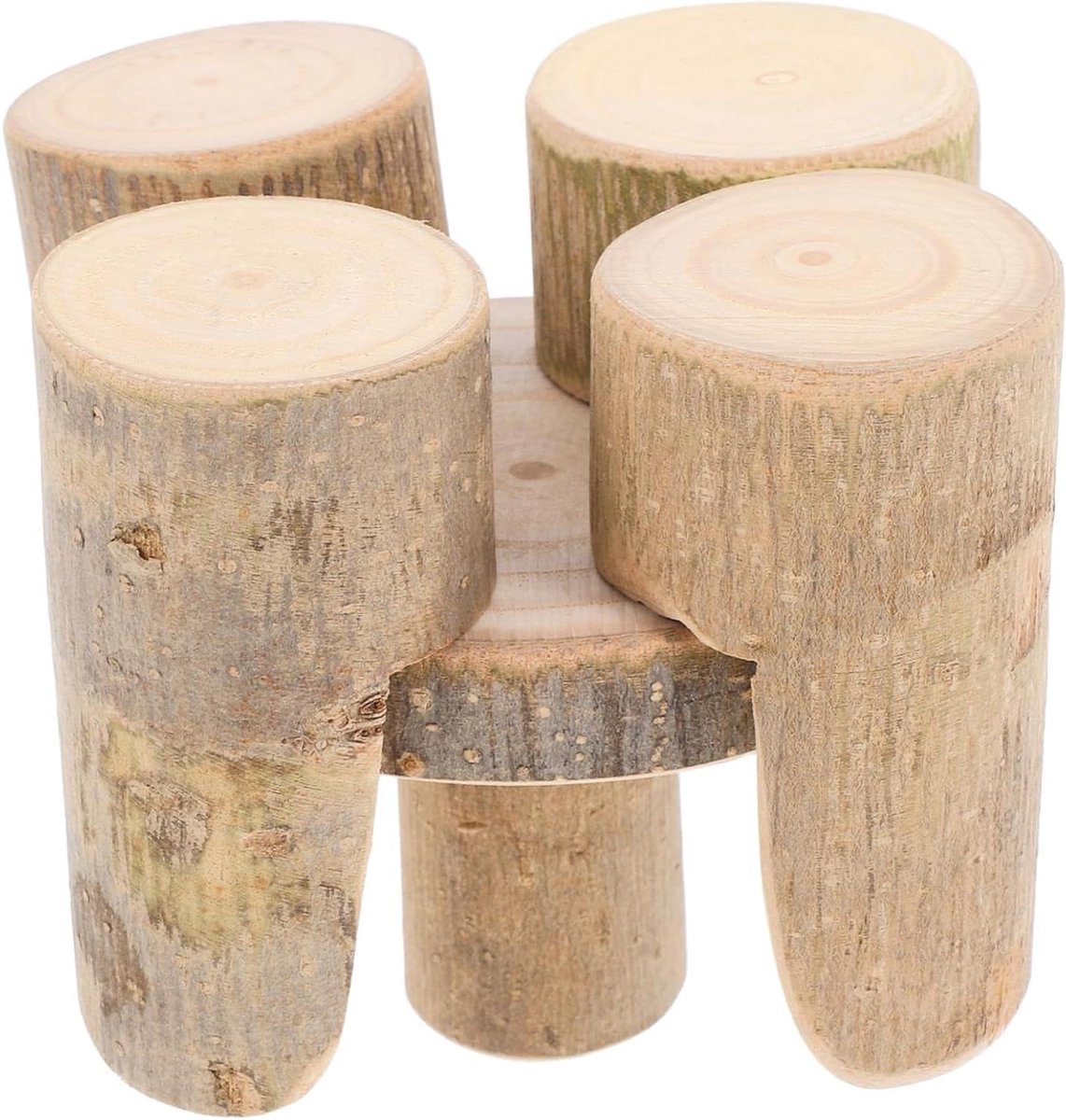 Miniatuur Tafel Stoel - Poppenhuis Meubels - Poppenhuis Decoratie - Gedetailleerd Vakmanschap - 8.5 x 8.5 x 5.7 cm - Multicolor
