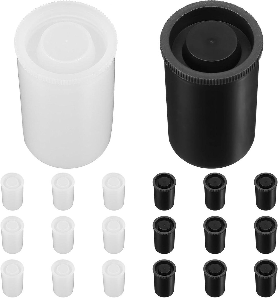 Film Canisters - Opbergdozen - Film Opslag - Compact Ontwerp - 20 Stuks - Gemengde Kleuren