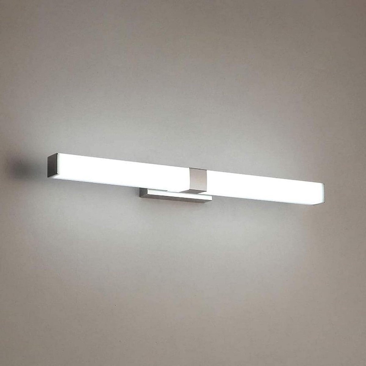 Spiegellamp LED - Badkamerlamp Kastverlichting - Make-up aanbrengen - Gelijkmatige lichtdoorlatendheid - 40 cm breed - Chroom