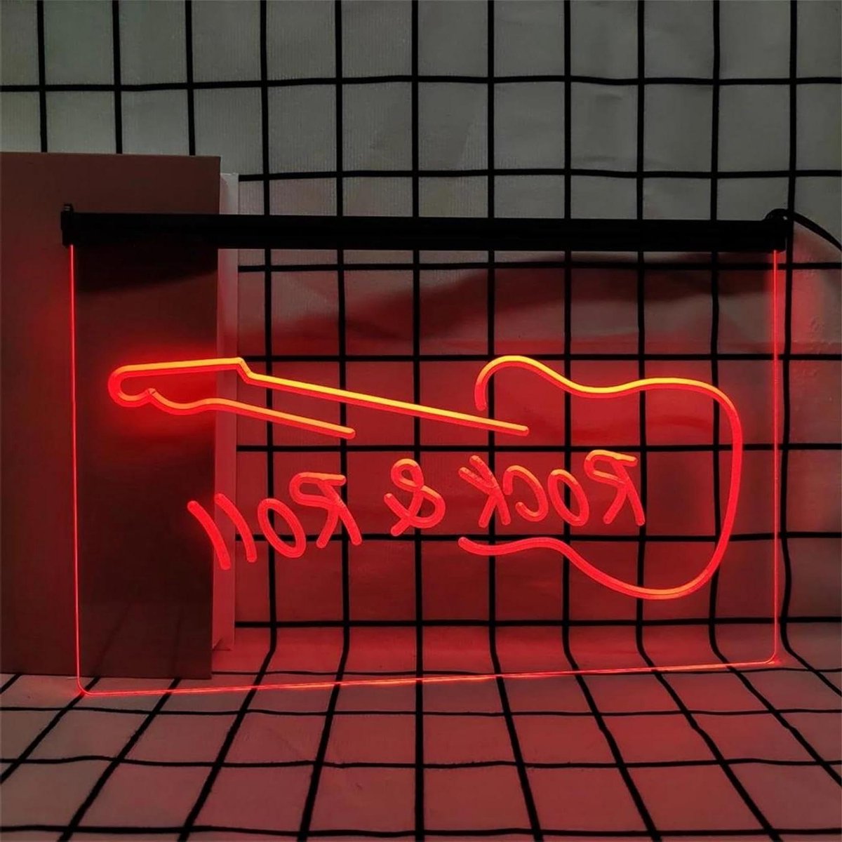 LED Neon Sfeerlicht - Wanddecoratie Lamp - Ruimte Verlichten - Dimbare Helderheid - 30x20cm - Rood