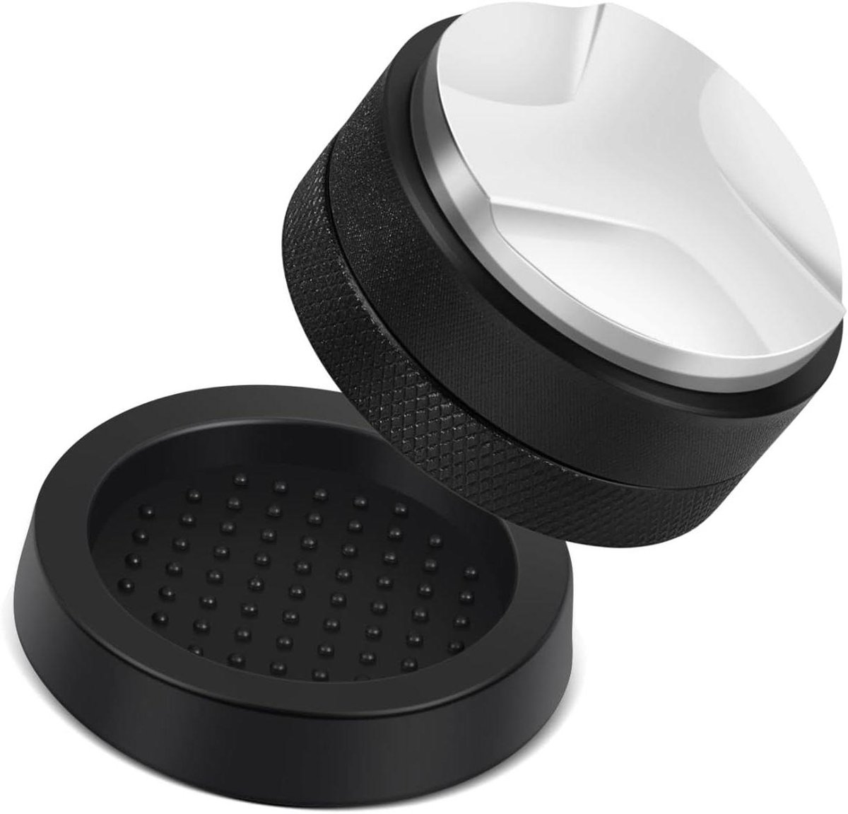 Koffieverdeler Espresso - Distributie Tool - Perfect Espresso Maken - Verstelbare Diepte - 58mm - Roestvrij Staal