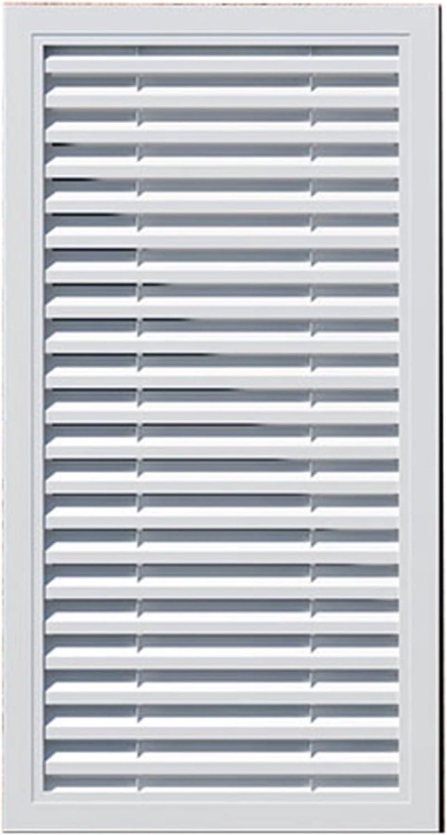 Ventilatierooster Aluminium - Ventilatiegat Afdekking - Luchtstroom Verbeteren - Met Beschermgaas - 40x40cm - Zilverkleurig