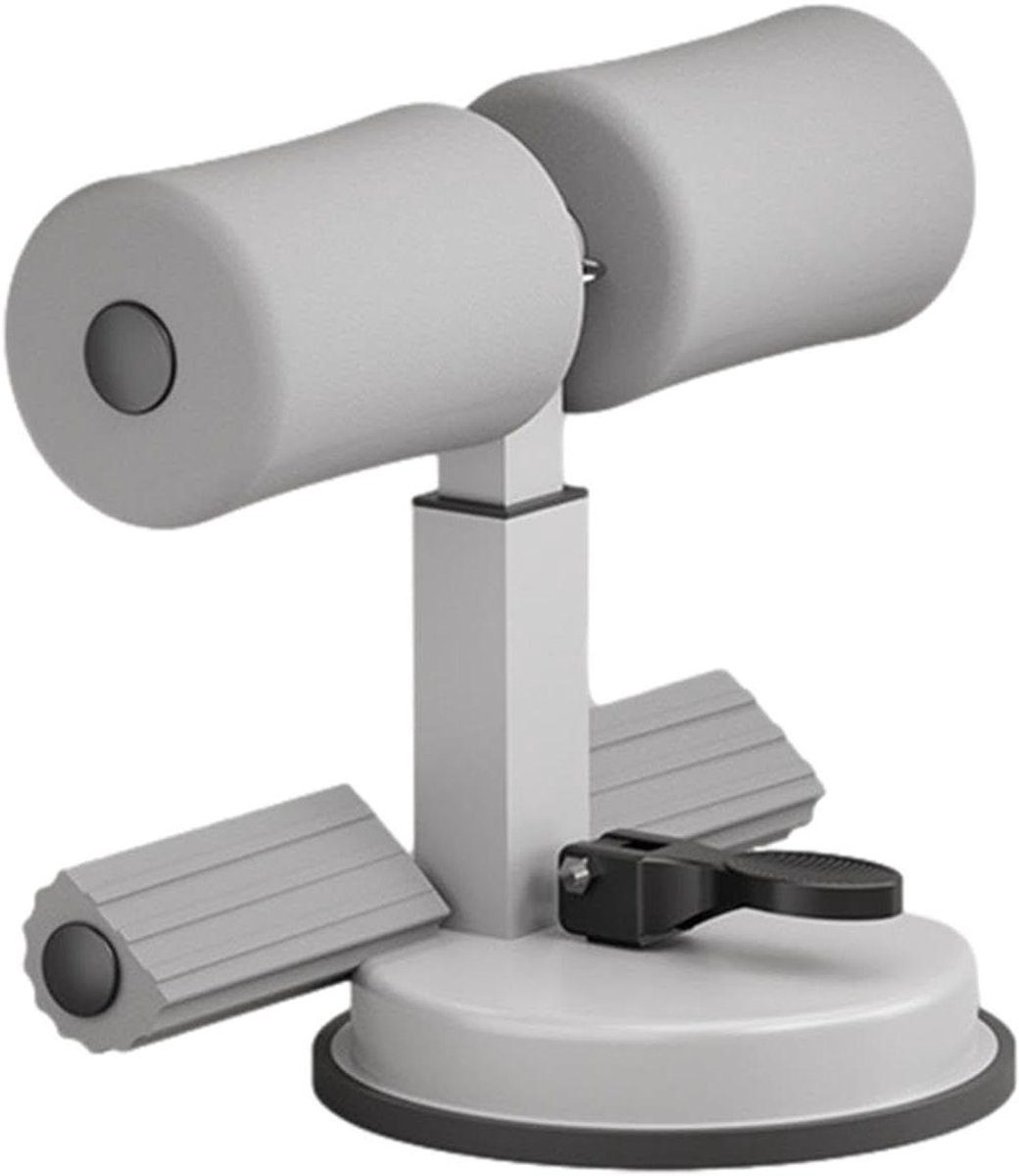 Zelfzuigende Hulp - Buiktrainer Fitness - Thuis Krachttraining - Dubbele Zuignap - 16 cm - Zwart