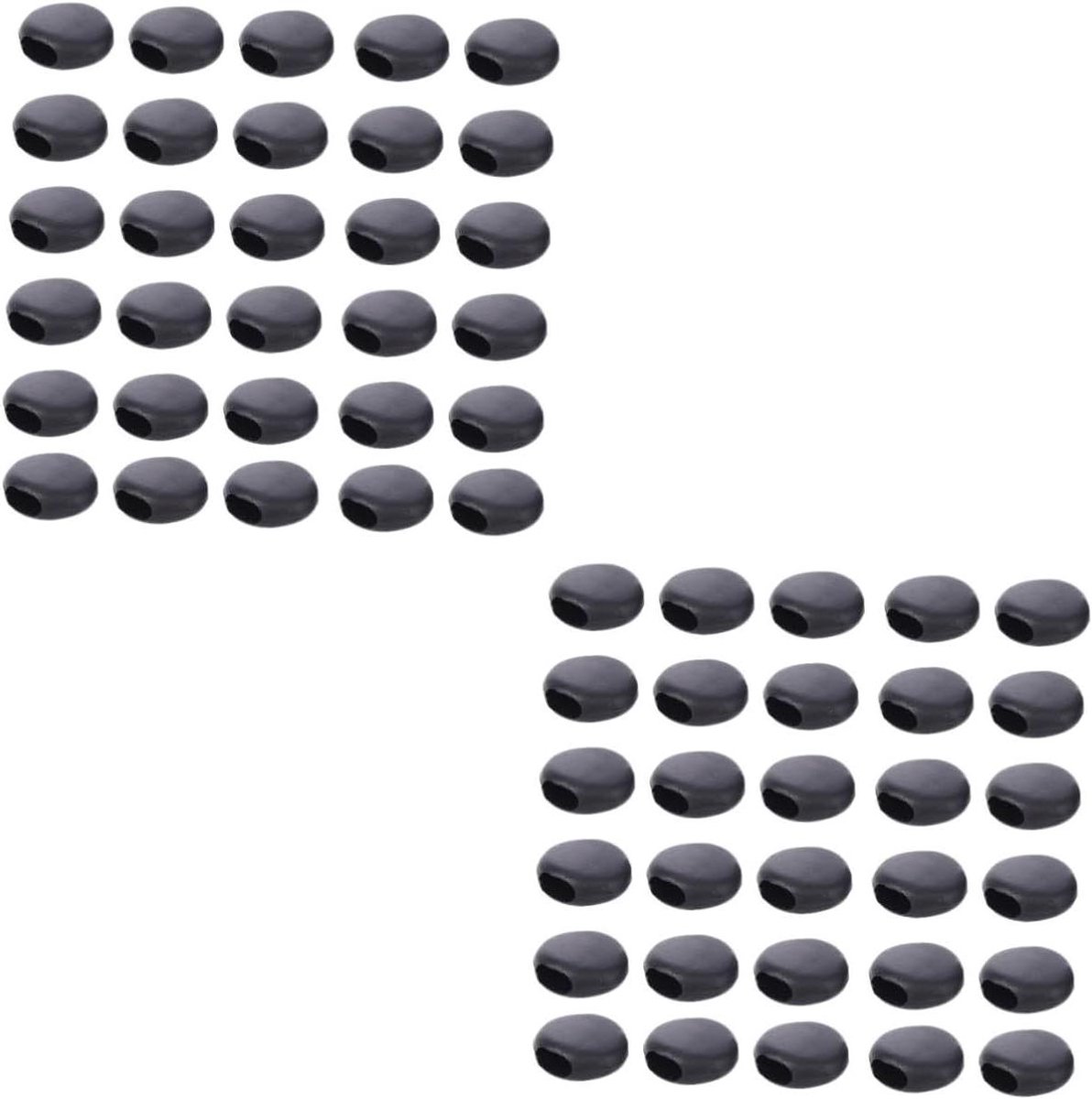 Verstelbare Gespen - Masker Clips - Masker Comfort - Antislip Knop - 1000 Stuks - Zwart