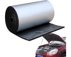 Automotive Sound Deadening Sheets - Noise Vibration Reduction Mats for Car Interiors | Premium Self Adhesive Aluminum Foil Foam Layer, Thermal Insulation for Doors Roof Floors and Trunk Areas