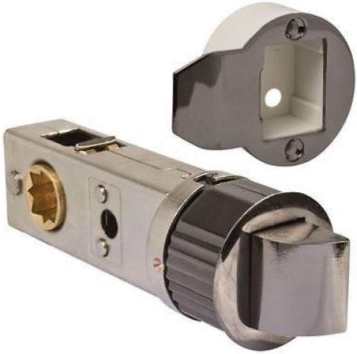 Buisgrendel - Deurvergrendeling - Deuren Beveiligen - Snelle Installatie - 76 mm - Zwart Nikkel