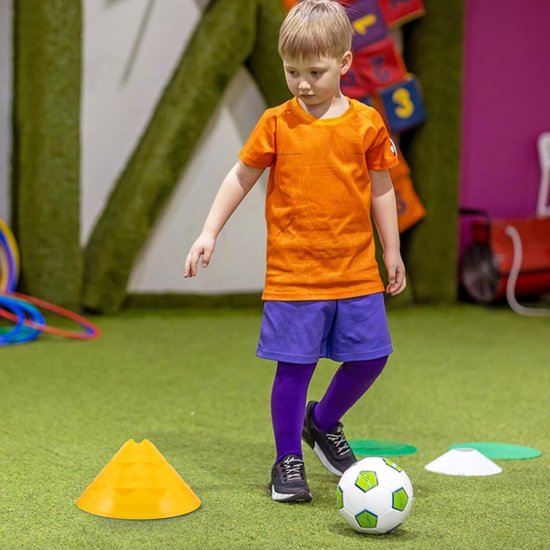 Trainingskegels - Sport Pionnen - Sport Training - Duurzaam Zichtbaar - 6 Stuks - Geel — afbeelding 4