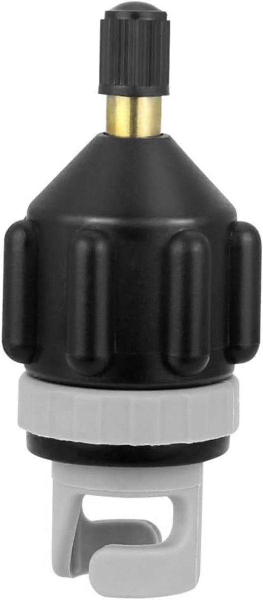 Luchtadapter Opblaasbare Boot - Luchtklep Converter - Watersport Accessoire - Stevige Draaiende Interface - 78 x 34 cm - Zwart
