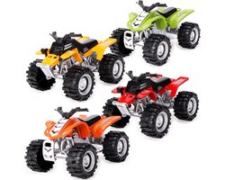 Mini Quad - Speelgoed Quad - Kinderspel - Frictie Aangedreven - 11 cm - Assorti