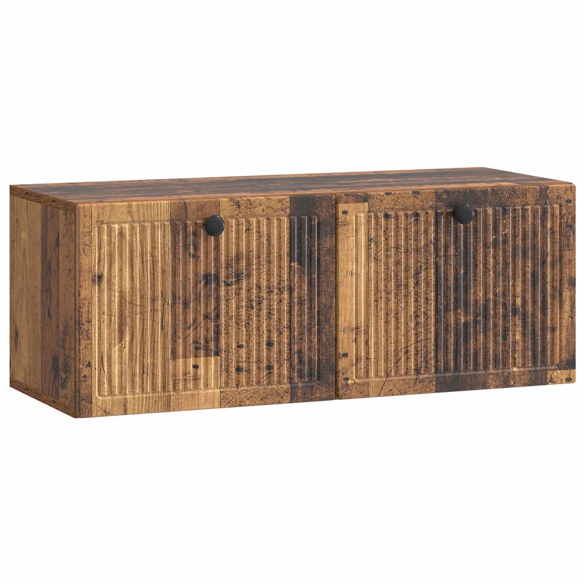 vidaXL - Wandmontage - TV-kast - Oud - hout - 78,5 - x - 31 - x - 30 - cm - Bewerkt - hout