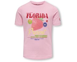 ONLY KIDS - KOGBOLETTE LIFE S/S TOP JRS Meisjes T-shirt