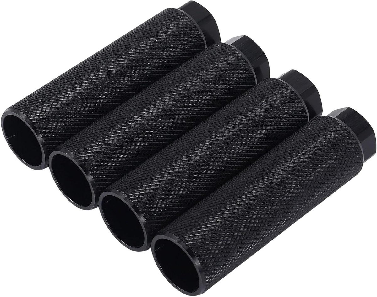 Fiets Rastenset - Voetsteunen Fiets - Achter Stunt - Anti-slip Ontwerp - 4 Stuks - Zwart