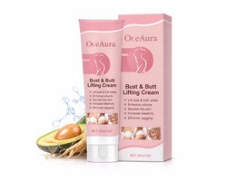 OceAura | Verstevigende Billencrème – Butt Lifting & Firming Cream – Billen Massagecrème – Hydraterende Heup- en Billenverzorging – Anti-Cellulitis & Huidverstevigend – Crème voor Grotere Rondere Billen | Booty Lift #1