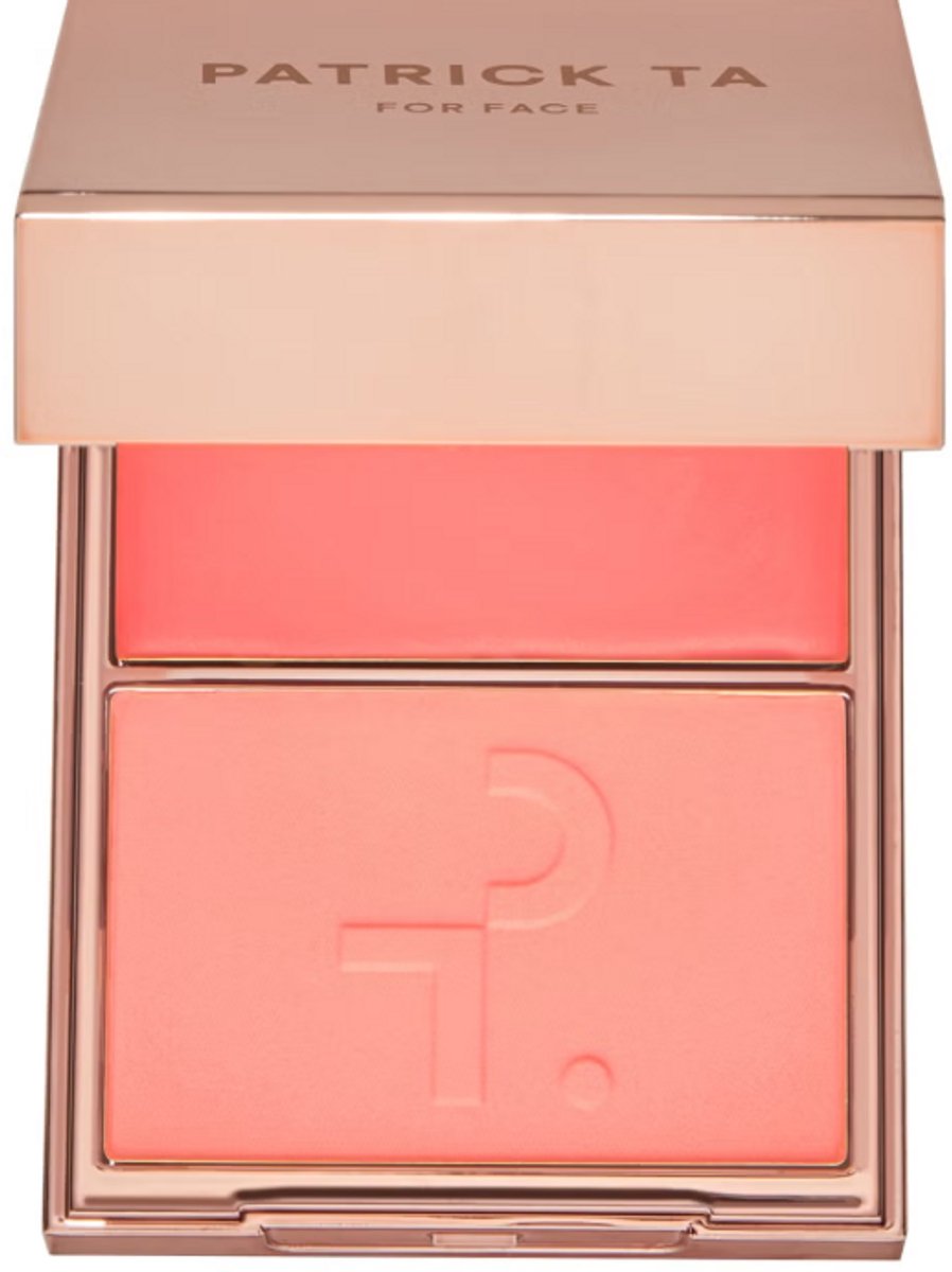 PATRICK TA Major Headlines - Double-Take Cream + Powder Blush Duo - Soft Launch (New)- Luxe Cream & Powder Blush