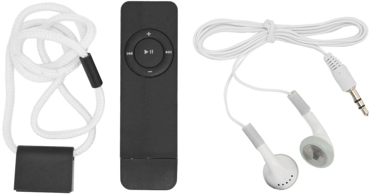 64GB Draagbare Digitale Lossless Muziek-mp3-speler - Hifi-geluid - E-book Luisteren - Naar Romans - Minispeler voor Studenten Kinderen - Zwart .